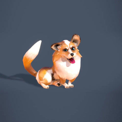 Corgi - Dog 3D model-Nvanc