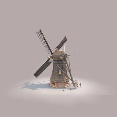 Holland Windmill-3d model-Nvanc